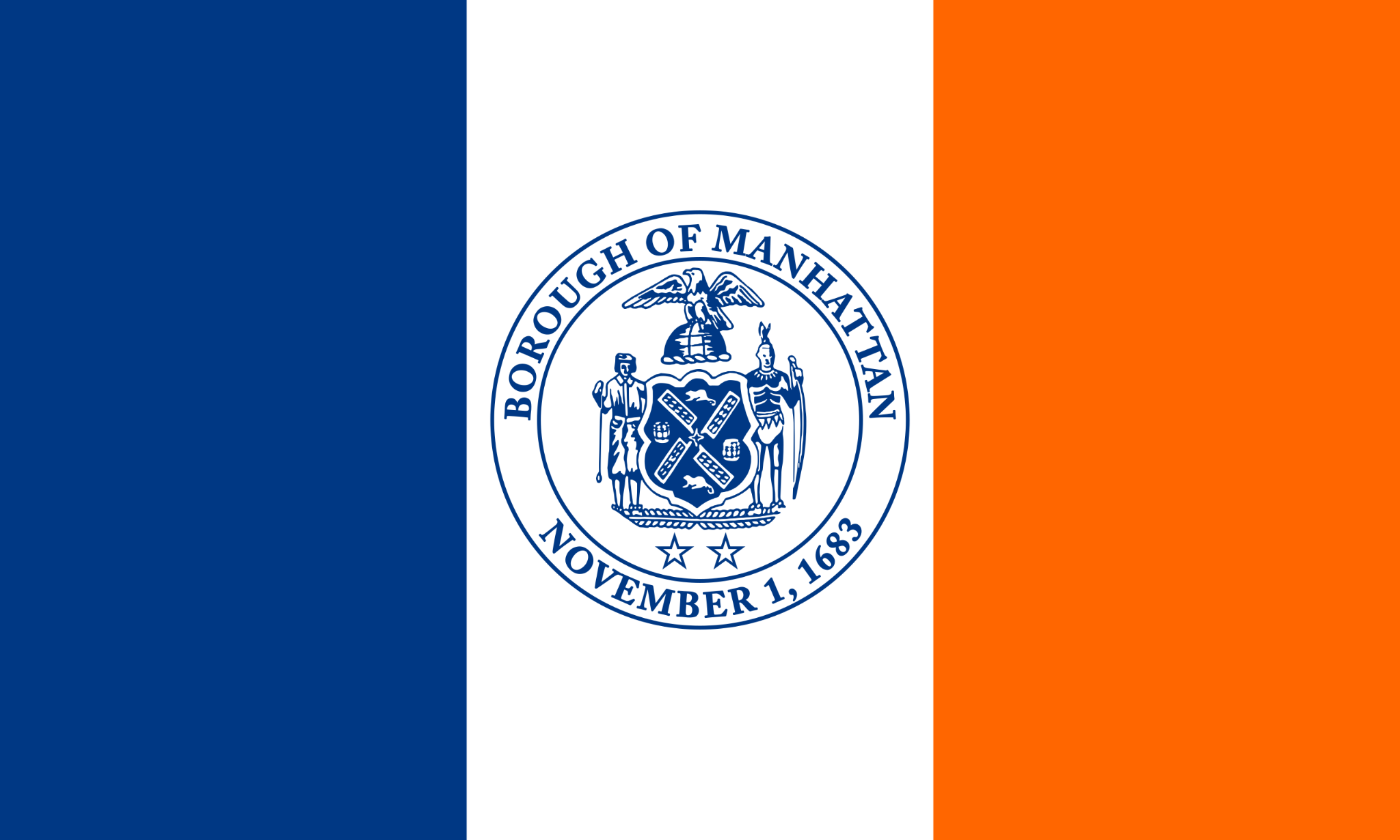 Manhattan Borough Flag